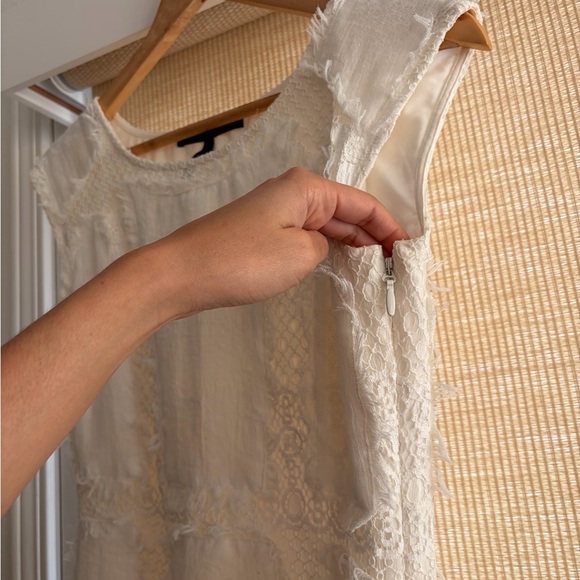 BCBGMaxAzria White Lace Mini Dress - Picture 9 of 9